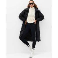 Goodmove Stormwear Hooded Longline Puffer Coat Carbon