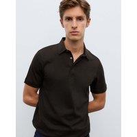 Autograph Pure Supima Cotton Polo Shirt Chocolate Mix