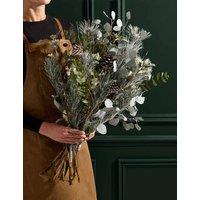 M&S Flower Market Festive Snowy Foliage Abundance Bouquet
