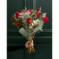 M&S Flower Market Festive Freedom Red Rose & Foliage Bouquet