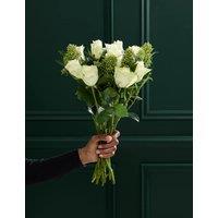 M&S Flower Market White Rose & Skimmia Posy