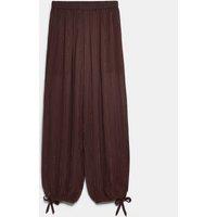 M&S Embellished Balloon Trousers Brown