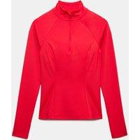 Goodmove Essential Half Zip Fitted Running Top Poppy