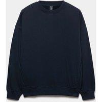 Goodmove Cotton Rich Oversized Sweatshirt Dark Navy