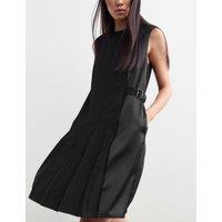 JAEGER Short Kilt Dress Black