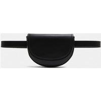 M&S Leather Detachable Pocket Waist Belt Black