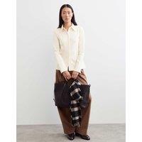 JAEGER Collared Button Through Shirt Ivory
