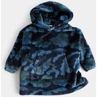 M&S Fleece Camouflage Hoodie (3-16 Yrs) Green Mix