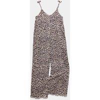 M&S Leopard Print Wide Leg Jumpsuit (6-16 Yrs) Multi