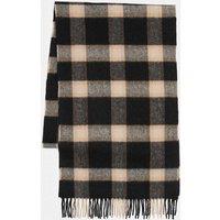 JAEGER Pure Cashmere Checked Scarf Multi