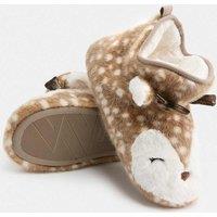 M&S Kids' Christmas Reindeer Slipper Boots (4 Small-7 Large) Multi