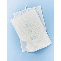 Disney x Anna + Nina 2 Pack Pure Cotton Frozen Let It Go Tea Towels Multi