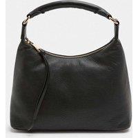 M&S Leather Cross Body Bag Black