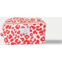 The Flat Lay Co. Flat Lay Makeup Box Bag - Pink Leopard Pink Mix