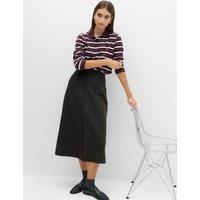 M&S Jersey Midi Circle Skirt Dark Grey