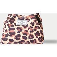 The Flat Lay Co. Drawstring Flat Lay Makeup Bag Soft Brown Mix