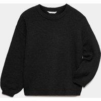 M&S Slouchy Knit Jumper (6-16 Yrs) Black