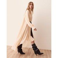 Per Una Pleated Volume Maxi Dress Cream Mix
