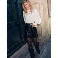 Per Una Lace High Neck Regular Fit Top Ecru