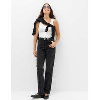 M&S Mid Rise Straight Leg Jeans Black