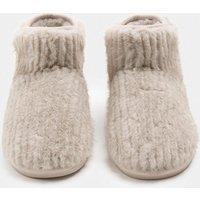 M&S Faux Fur Slipper Boots Mink