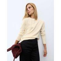 Autograph Pure Cashmere Crew Neck Jumper Ivory