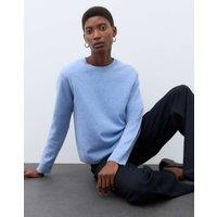 Autograph Pure Cashmere Crew Neck Jumper True Blue