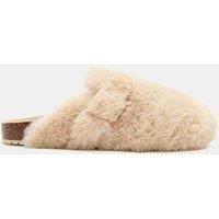 M&S Faux Fur Mule Slippers Cream
