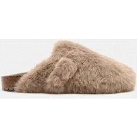 M&S Faux Fur Mule Slippers Mink