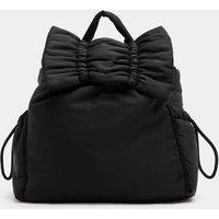 M&S Ruched Drawstring Backpack Black