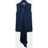 M&S Satin Cami Top Navy