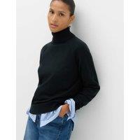 M&S Air-Yarn Roll Neck Jumper Midnight Navy