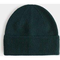 M&S Knitted Beanie Hat Bottle Green