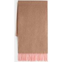 JAEGER Pure Cashmere Tassel Scarf Pink Mix
