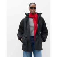 M&S Thermowarmth Padded Hooded Coat Black