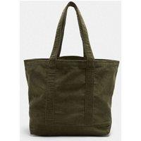 M&S Pure Cotton Shopper Khaki