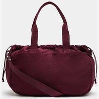 M&S Drawstring Detail Shoulder Bag Red