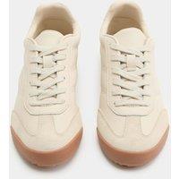 M&S Leather Trainers Cream