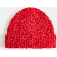 Autograph Wool Blend Beanie Hat Scarlet