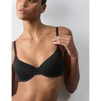 Autograph Lille Cotton Wired Demi Cup Bra (A-E) Black