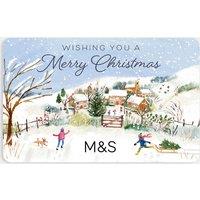 M&S Christmas Town Scene E-Gift Card No Colour
