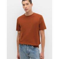 M&S Pure Cotton Regular Fit Crew Neck T-Shirt Henna