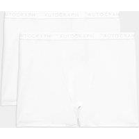 M&S 2 Pack Lille Supima Cotton Shorts White