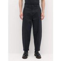 M&S Barrel Fit Stretch Chinos Black