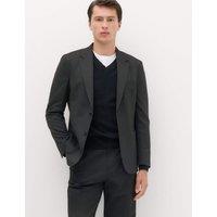 M&S Textured Blazer Dark Grey