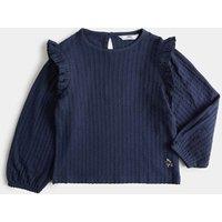 M&S Pure Cotton Jersey Blouse (2-8 Yrs) Multi