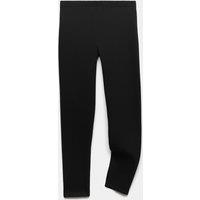 M&S Fleece Lined Leggings (6-16 Yrs) Black