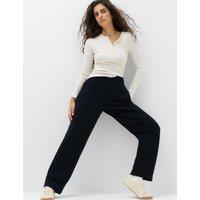 M&S Pure Cotton Straight Leg Joggers Midnight Navy