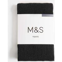 M&S Sparkle Sheer Tights Black Mix