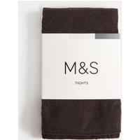 M&S Sparkle Sheer Tights Chocolate Mix
